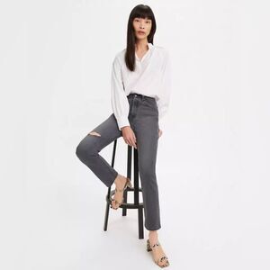 Levi's® Premium 501® SKINNY WOMEN'S JEANS 29 x 28 black gray